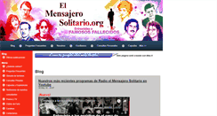 Desktop Screenshot of elmensajerosolitario.org